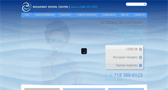 Desktop Screenshot of broadwaydentalcenterny.com